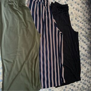 Banana republic wide leg cropped pants sz large